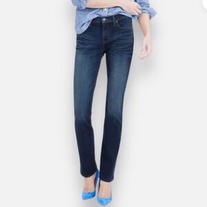 J. Crew Factory Women's Straight Leg Jeans - Dark Blue